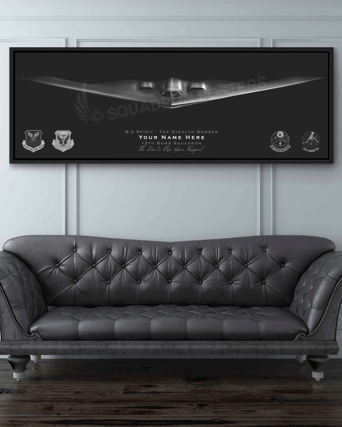 13th Bomb Squadron B-2 Lithograph