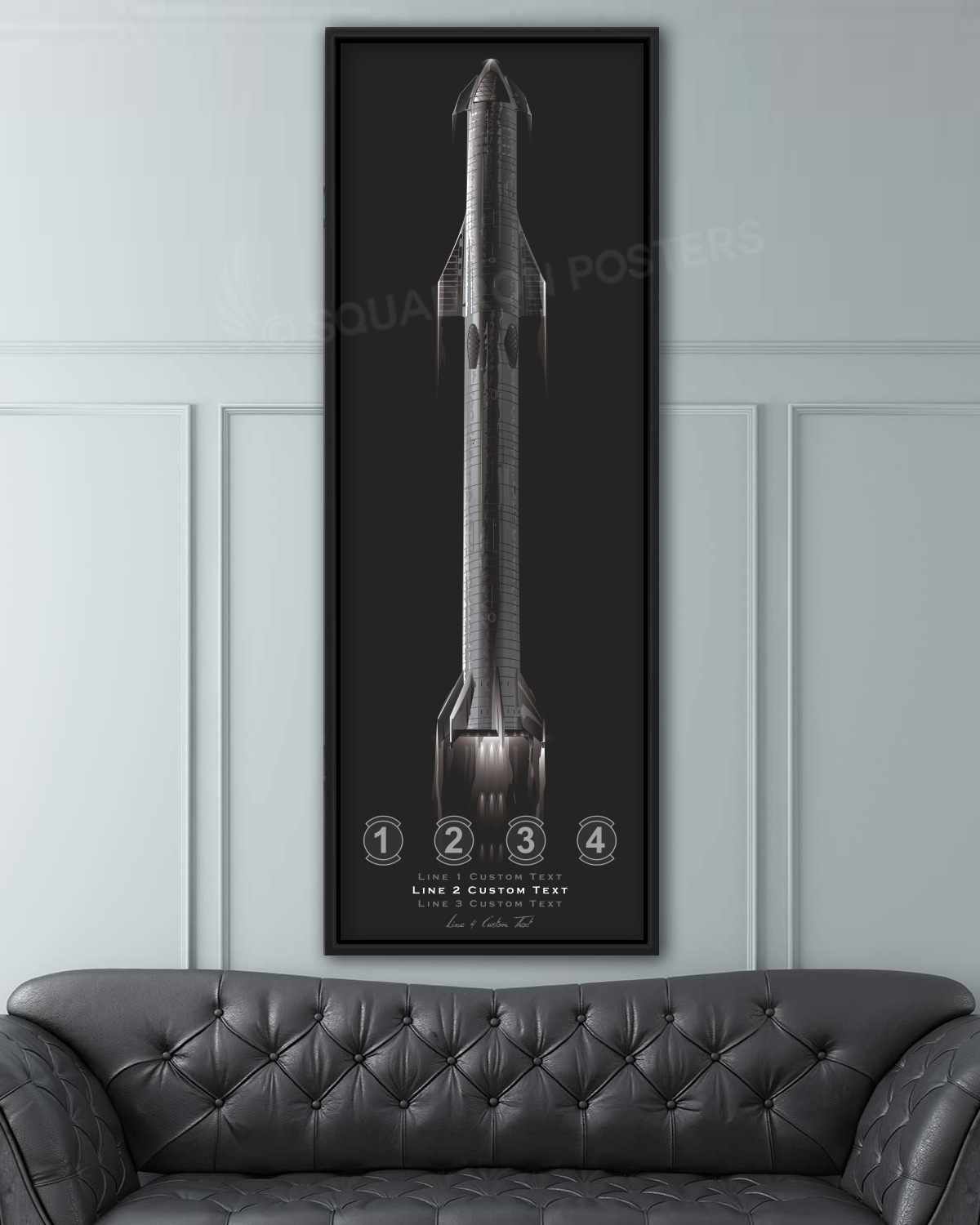 SN-10 Booster Personalized Jet Black