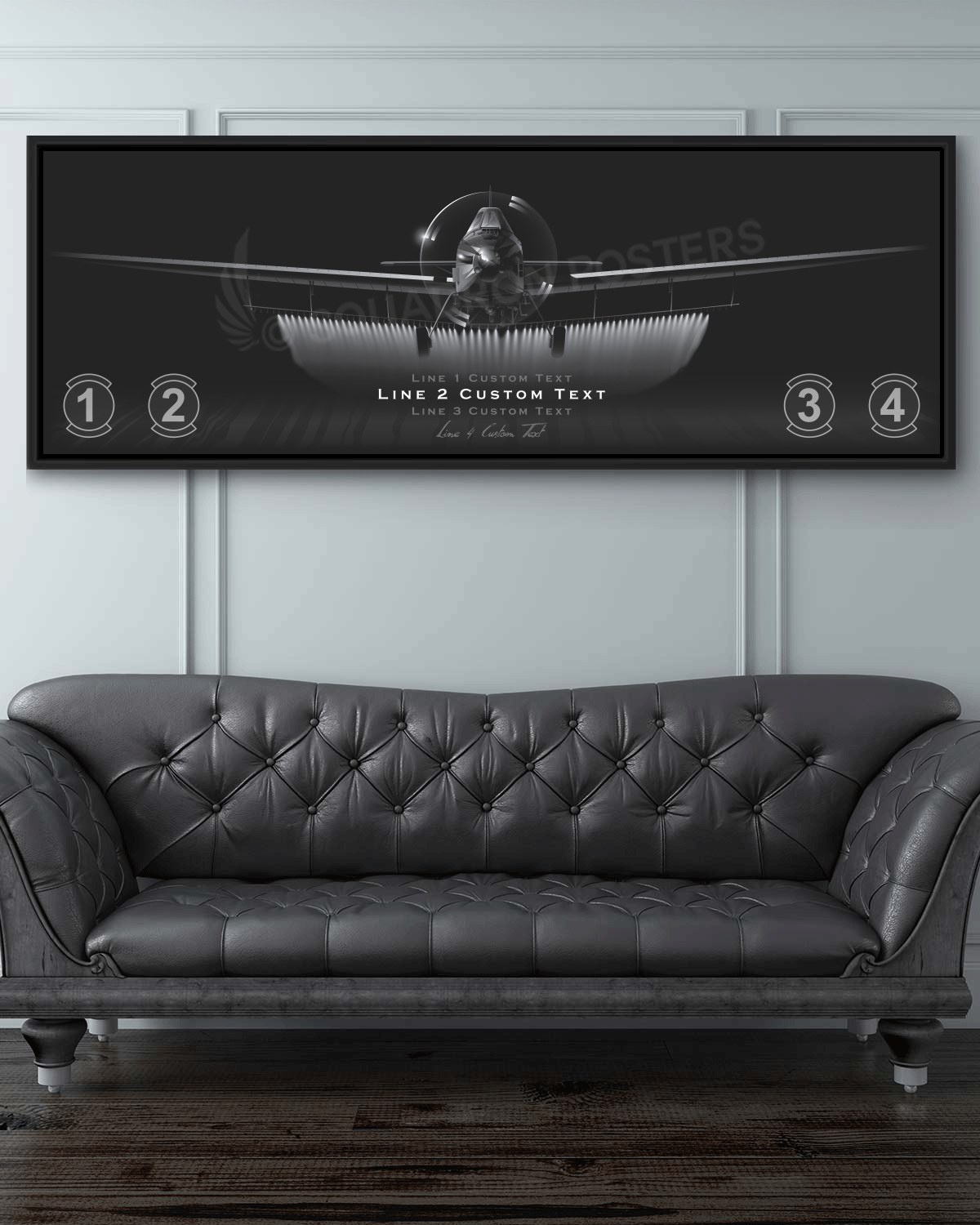 Air Tractor Personalized Jet Black