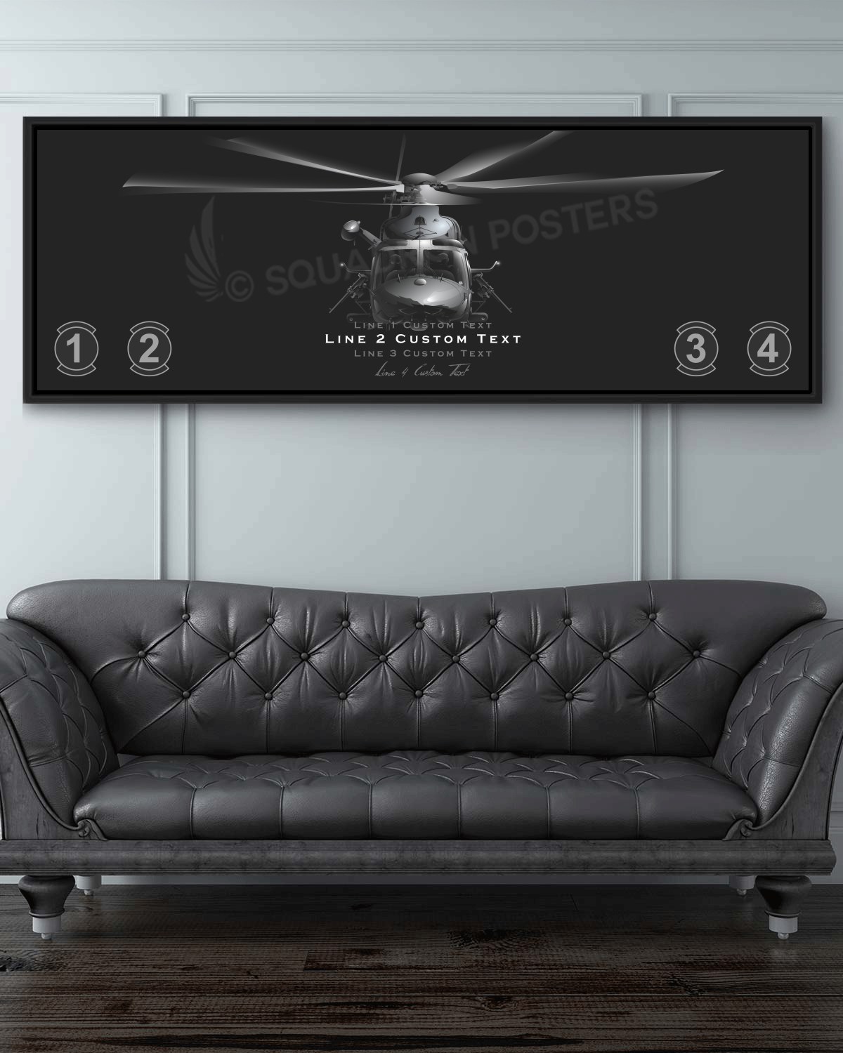 MH-139A Grey Wolf Personalized Jet Black