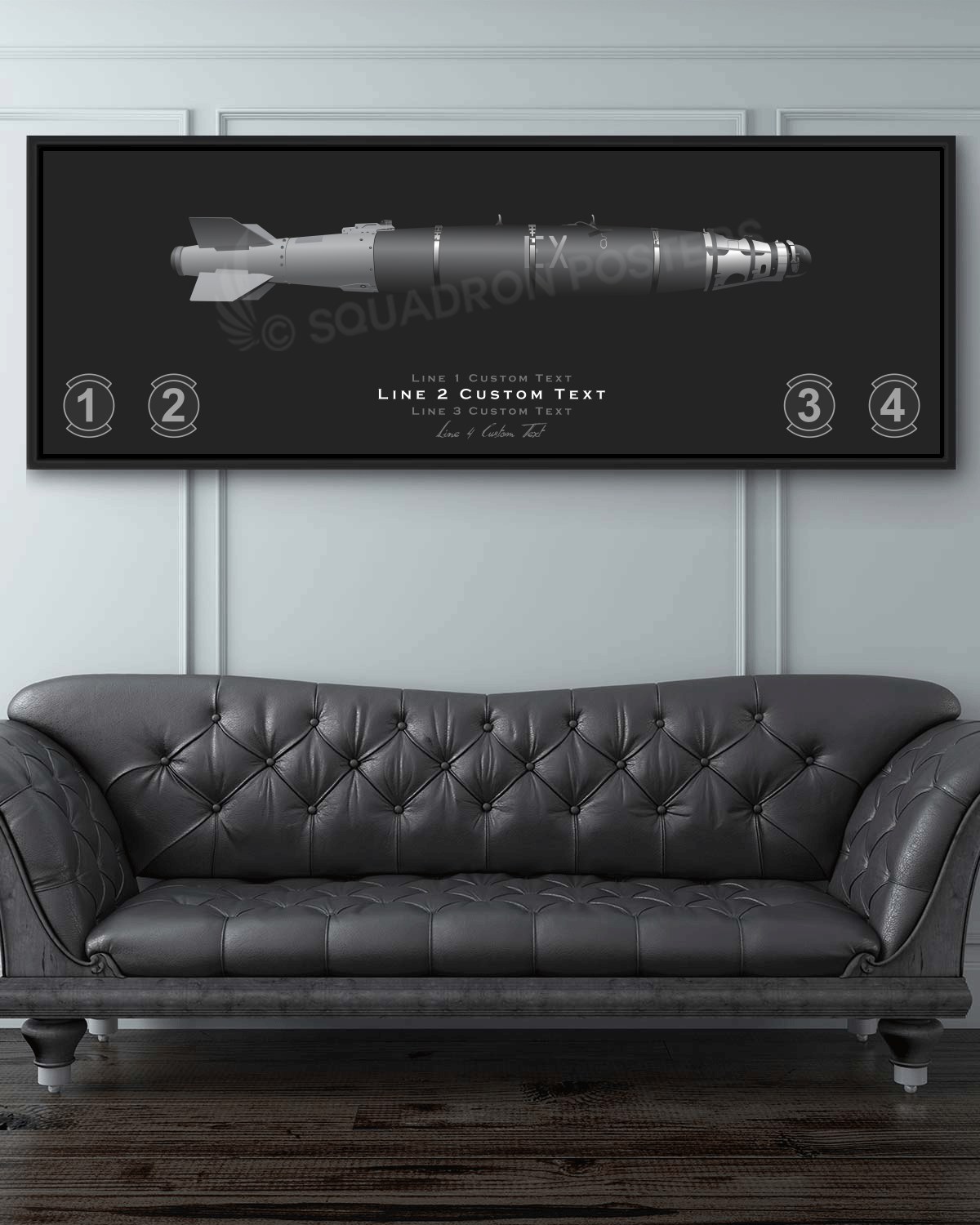 GBU-54 Personalized Jet Black