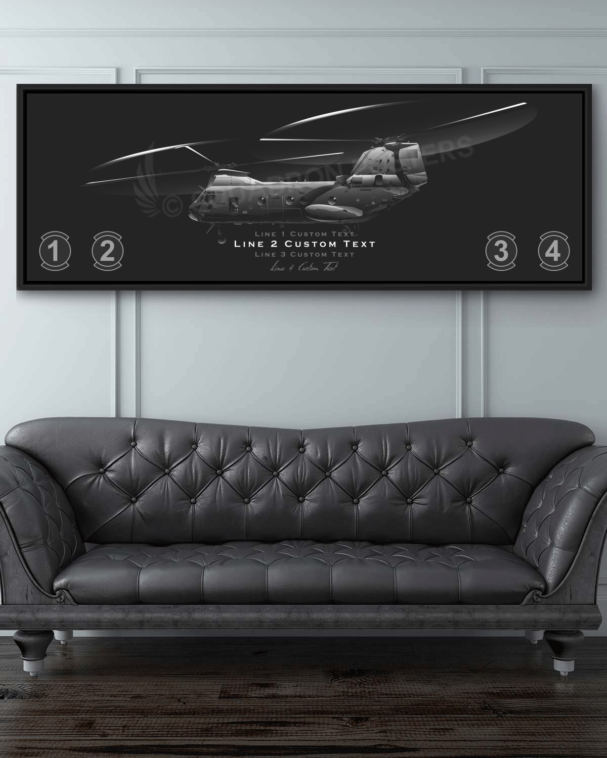 CH-46 Chinook Jet Black