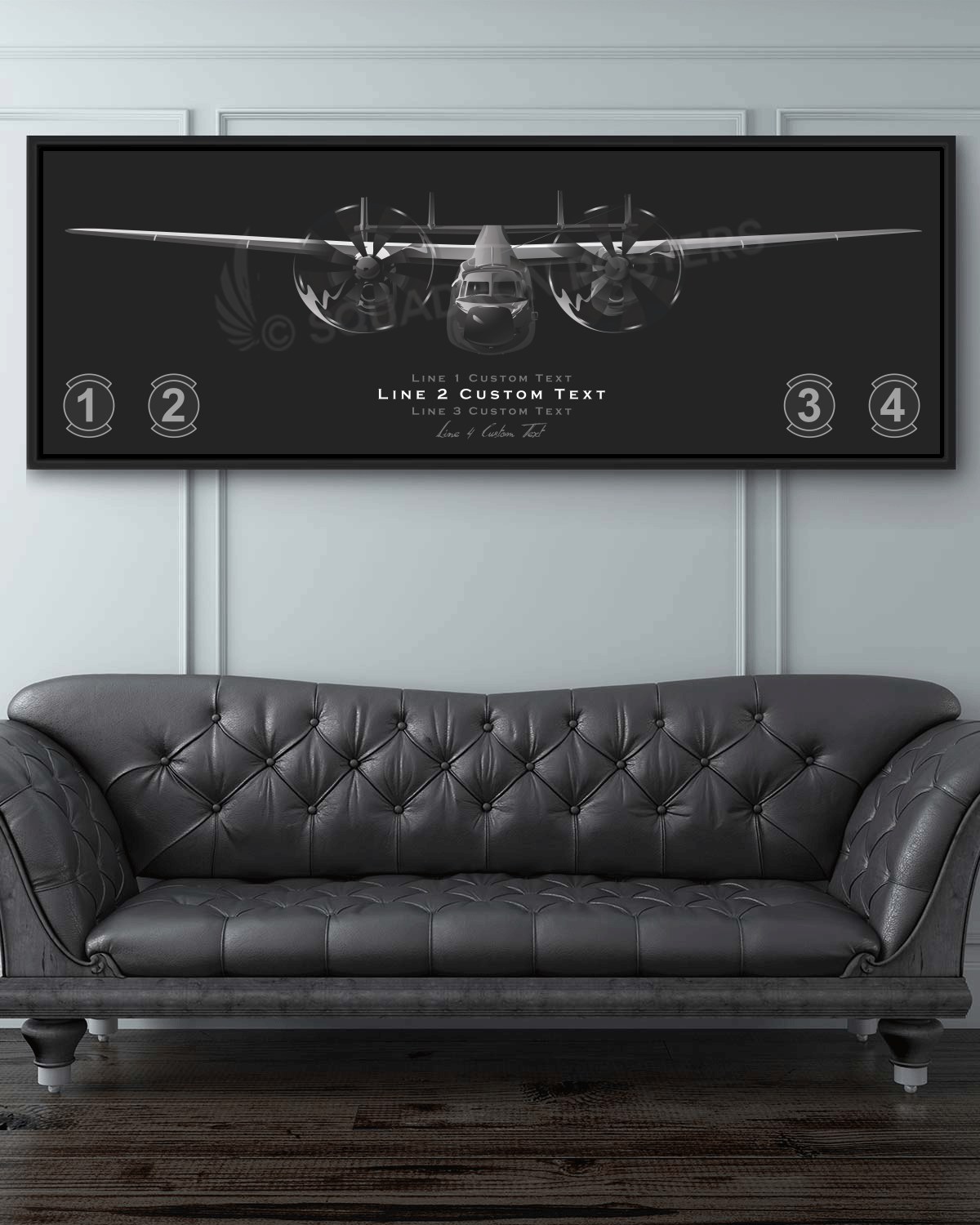 C-2A Greyhound Personalized Jet Black