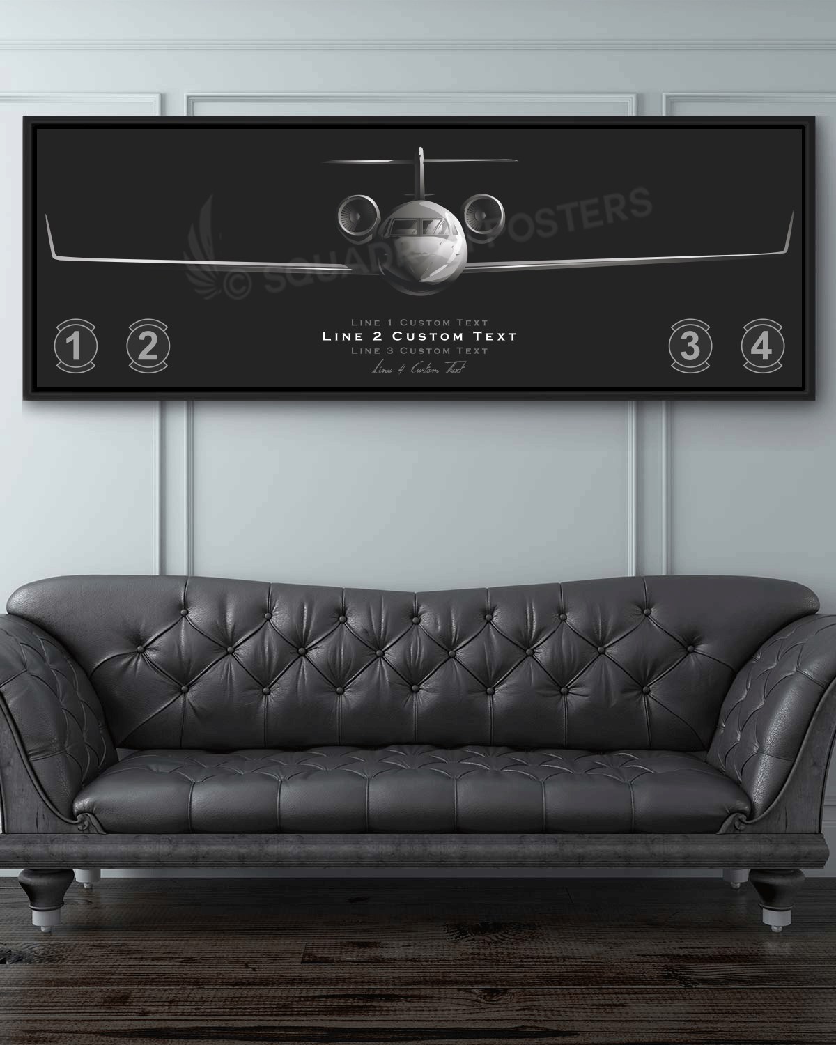 C-37B Personalized Jet Black