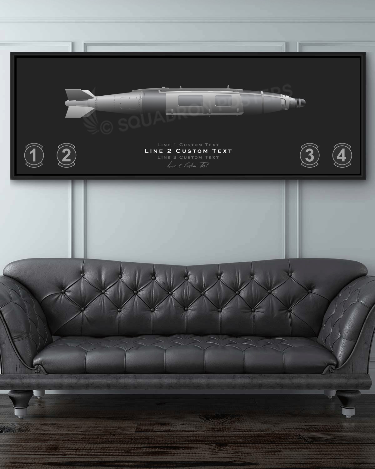 GBU-56 Personalized Jet Black