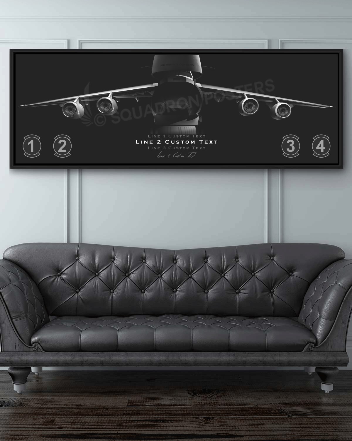 C-5 Super Galaxy Jet Black Nose Open