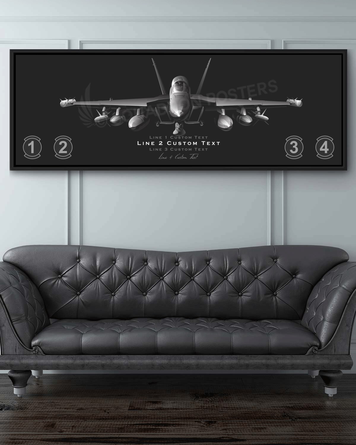 Personalized Jet Black EA-18G Growler [New Loadout]