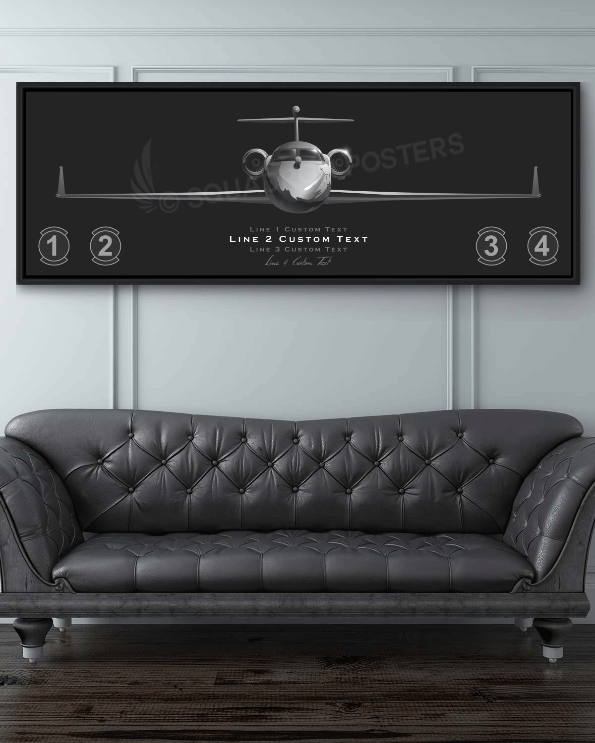 EA-37B Personalized Jet Black