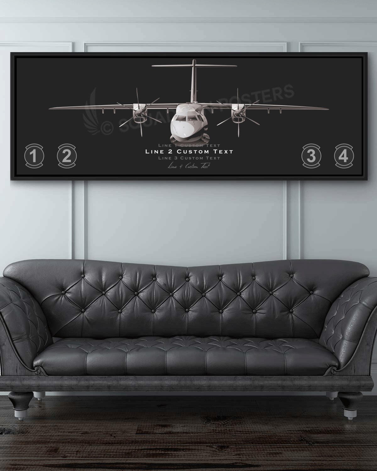 C-146A Personalized Jet Black