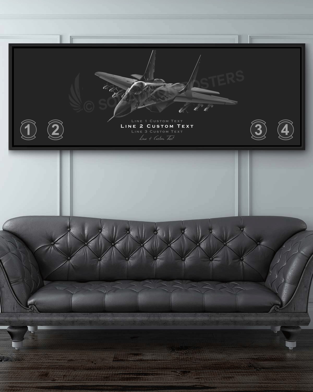 MIG-29 Personalized Jet Black