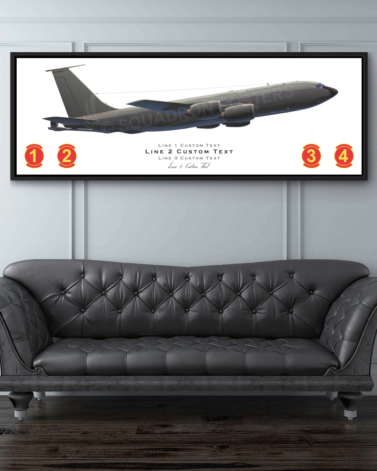KC-135 Personalized Plane White Series