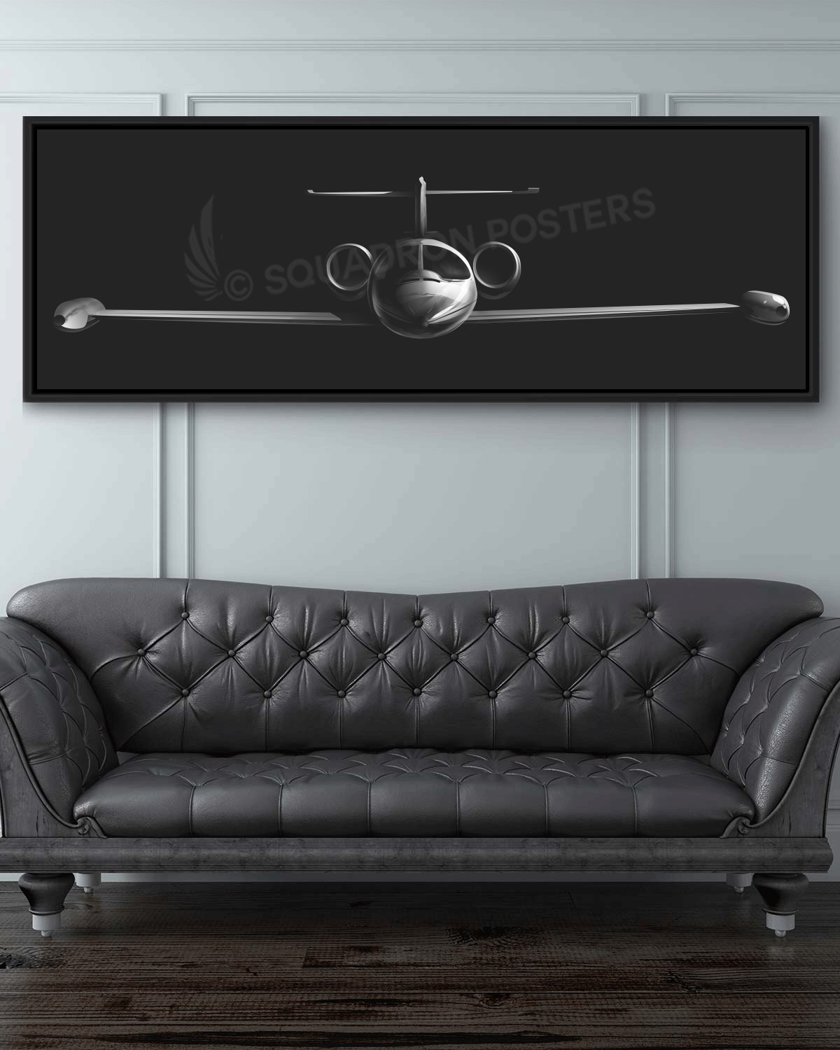 C-21 Jet Black Super Wide Lithograph