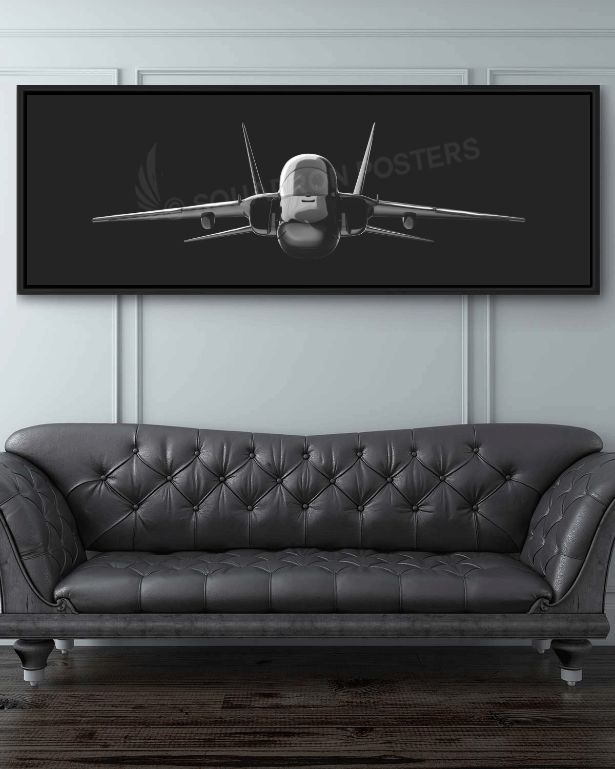T-7 Red Hawk Jet Black Super Wide Lithograph