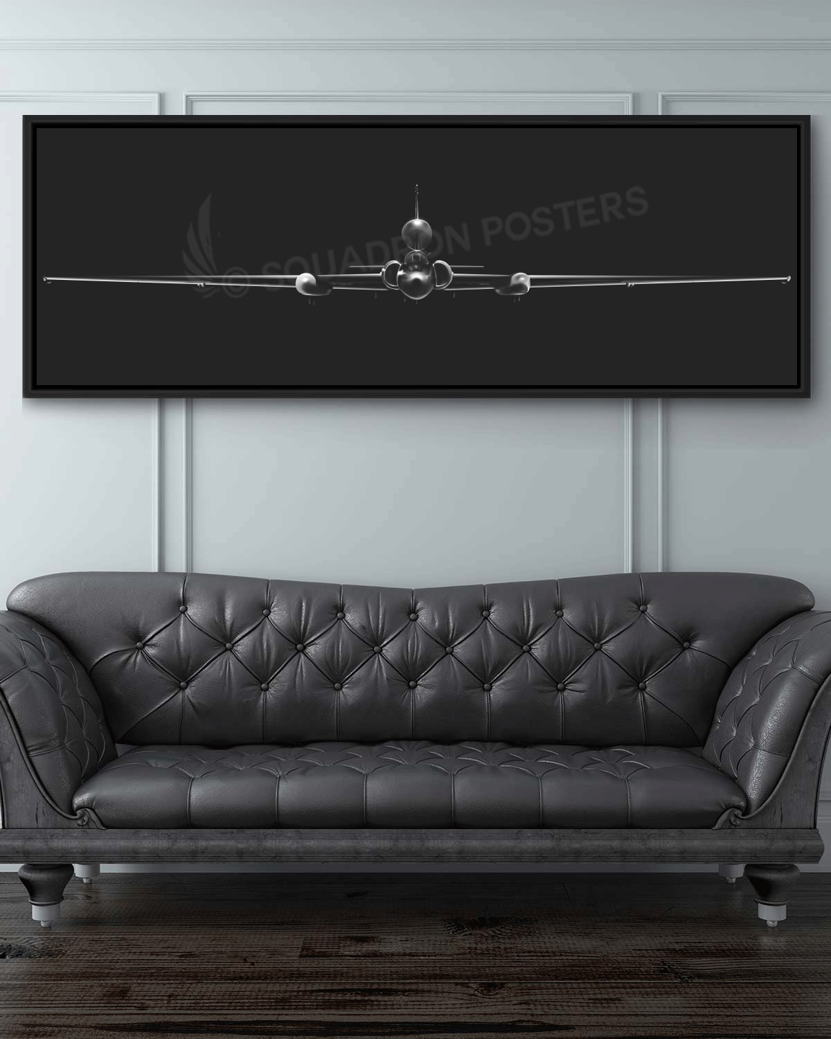 U-2 Dragon Lady Jet Black Super Wide Lithograph