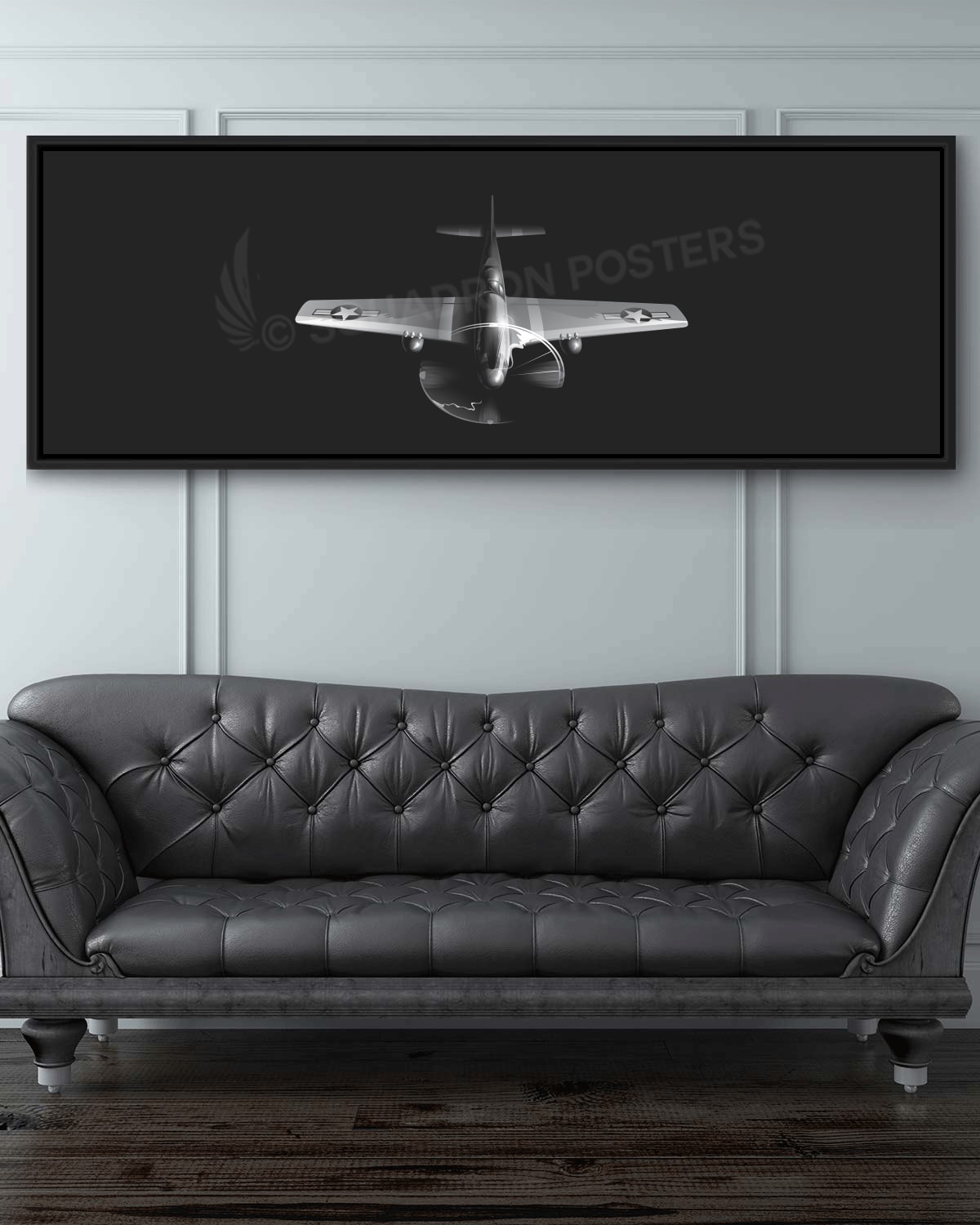 P-51 Mustang Personalized Jet Black