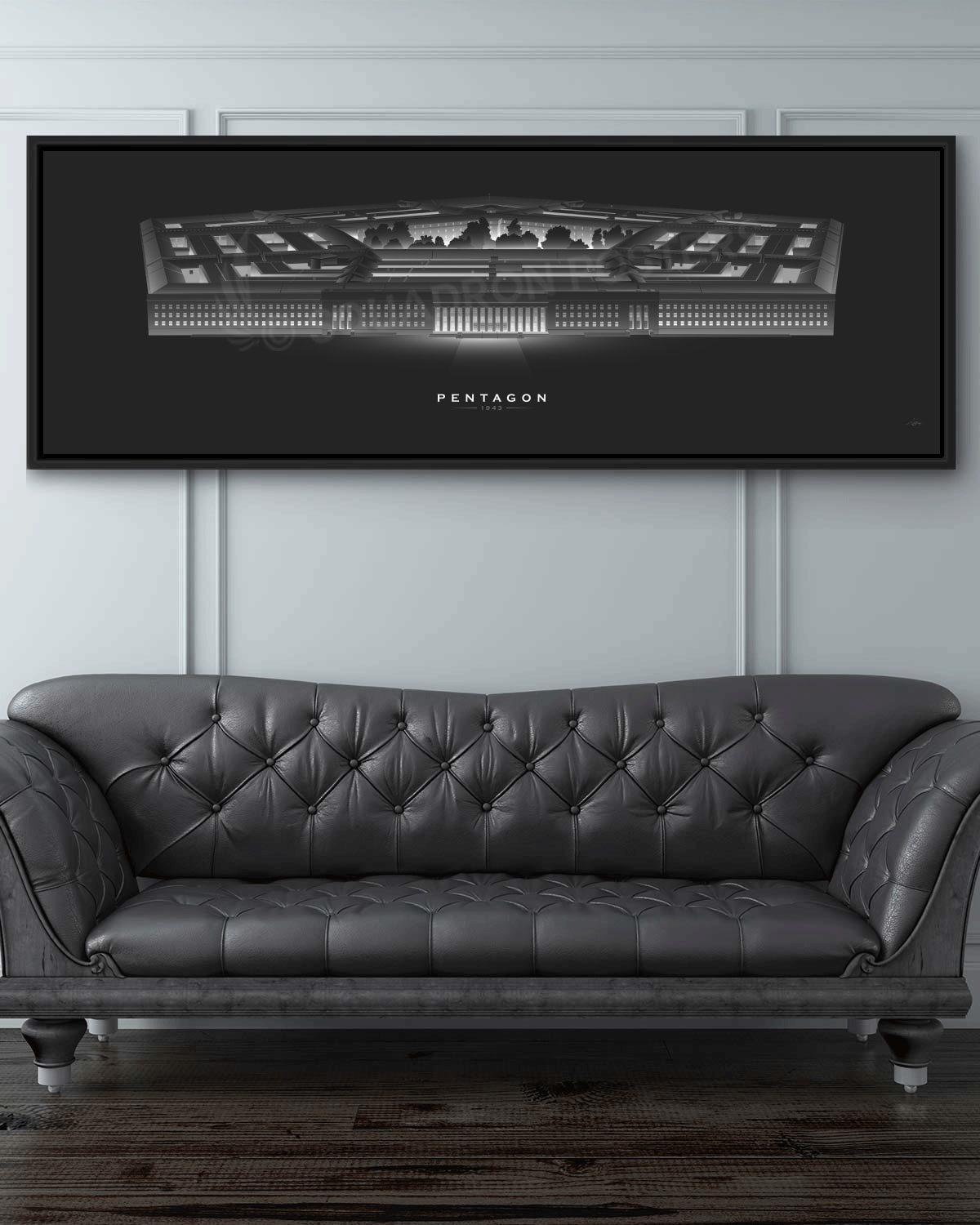 Pentagon Jet Black Art