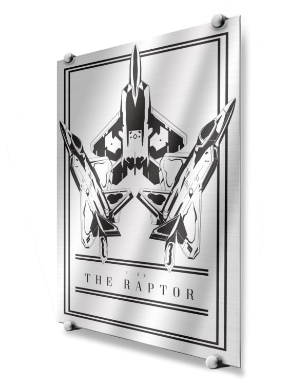 F-22 Modern Monochrome