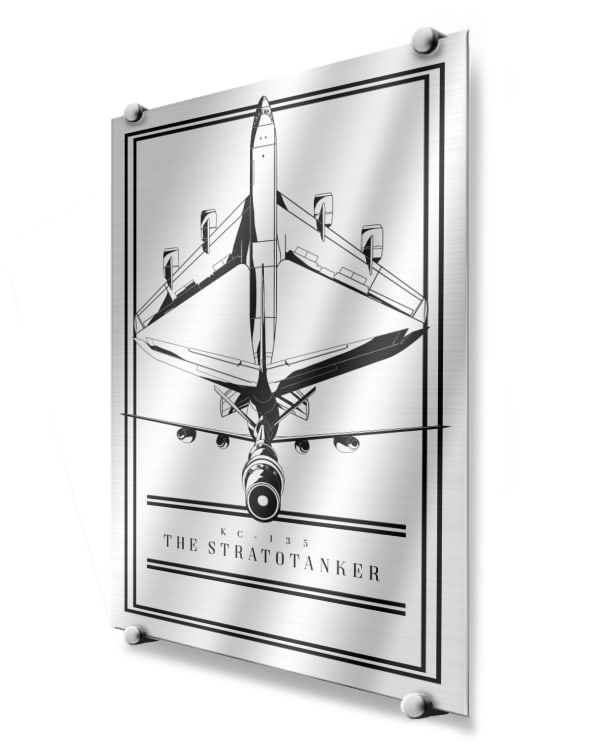 KC-135 Stratotanker Modern Monochrome