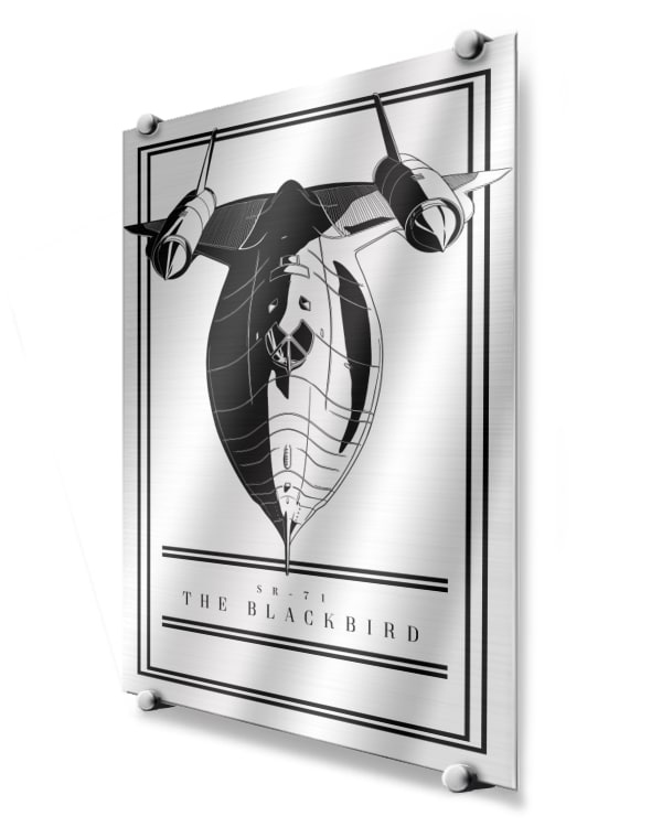 SR-71 Blackbird Modern Monochrome