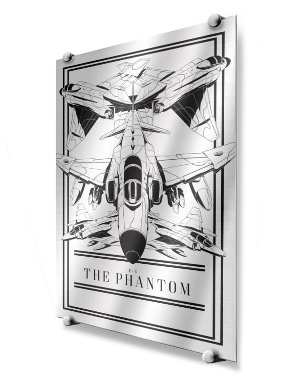 F-4 Phantom Modern Monochrome