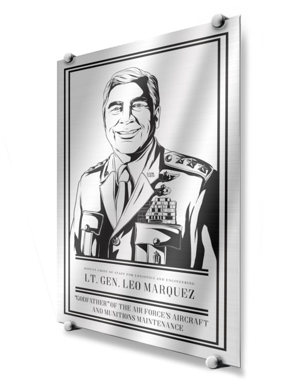 Lt Gen Marquez Modern Monochrome