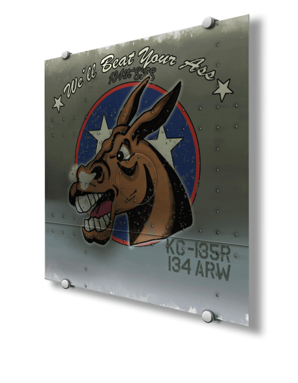 134th Air Refueling Wing Metal Nose Art