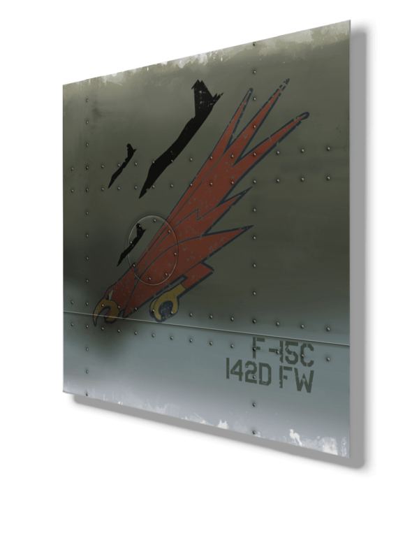 142nd Fighter Wing “Redhawks” Nose Art