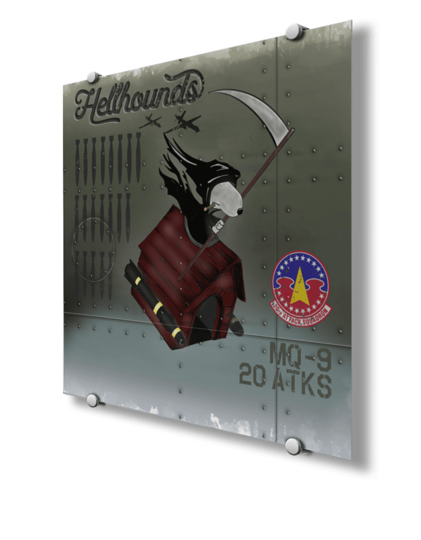 20 ATKS MQ 9 Hellhounds Nose Art