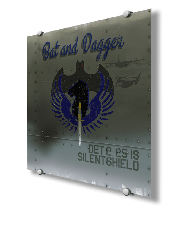 Bat And Dagger Nose Art