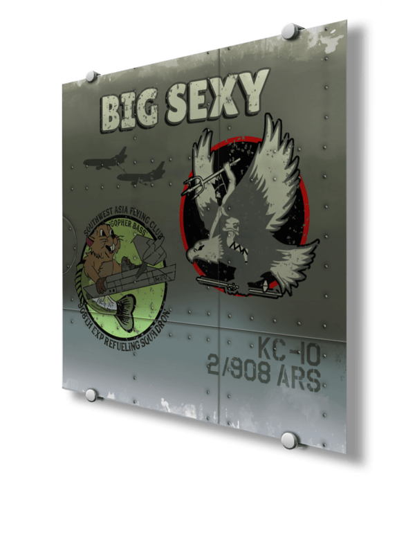 2 908 ARS KC10 Big Sexy Metal Nose Art