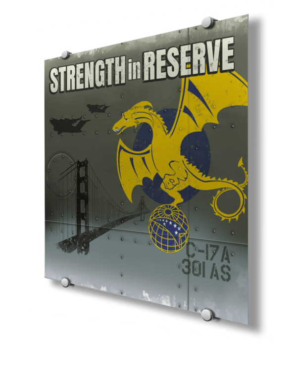 301st Airlift Squadron C-17 Nose Art