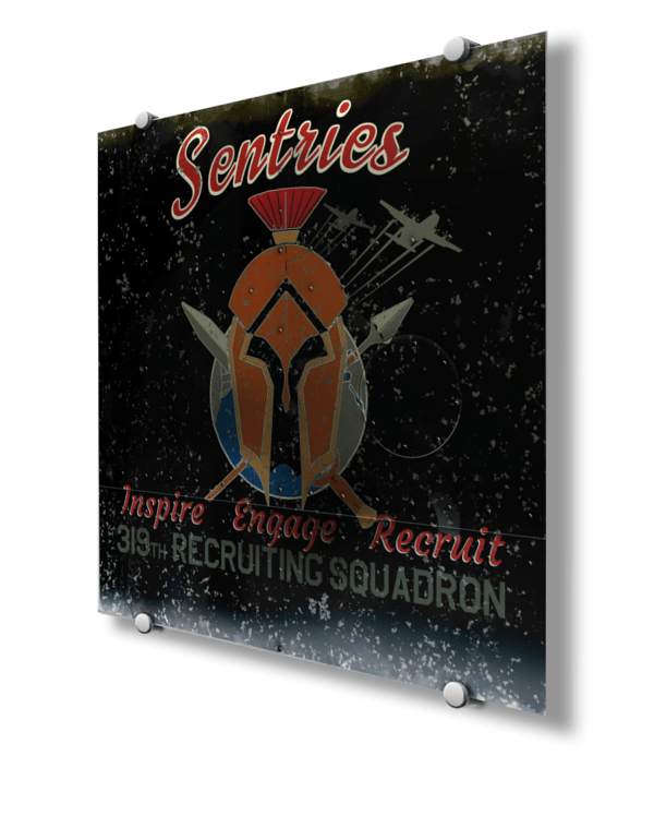 319th Recruiting Squadron Sentries Metal Nose Art