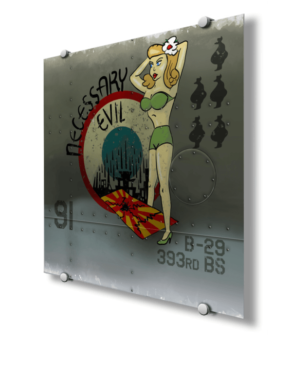 393rd BS Necessary Evil Nose Art