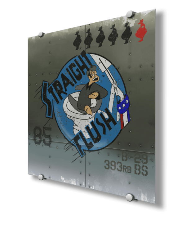 393rd BS Straight Flush Nose Art