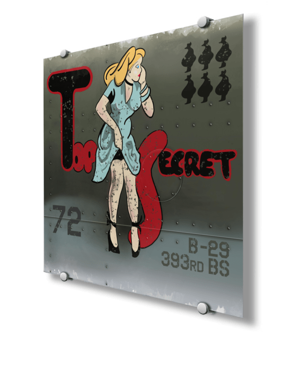 393rd BS Top Secret Nose Art