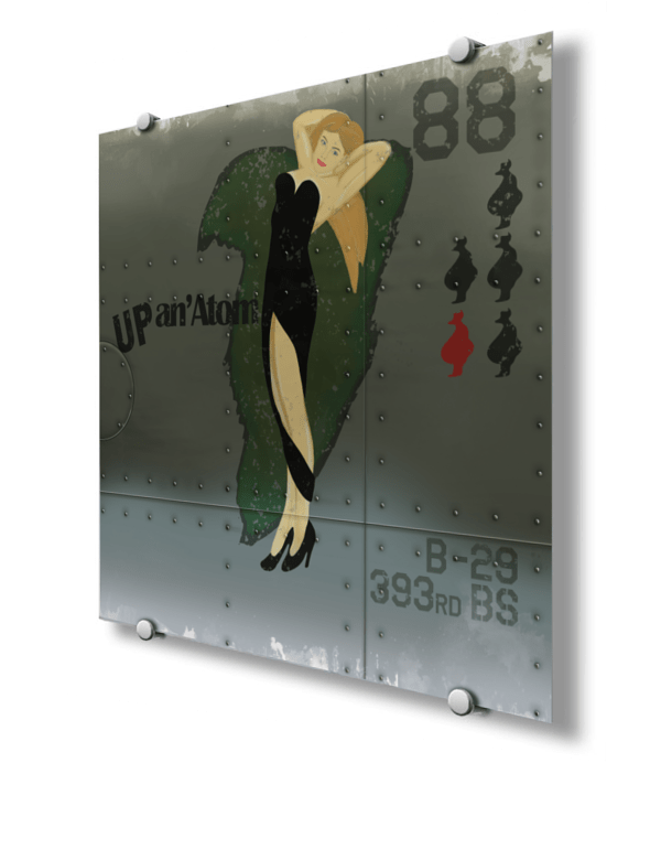 393rd BS Up an Atom Nose Art