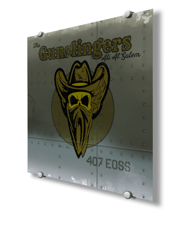 407th EOSS “The Gunslingers” Nose Art