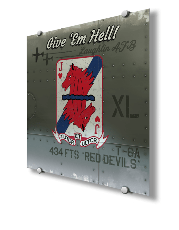 434 FTS Red Devils-T-6 Nose Art