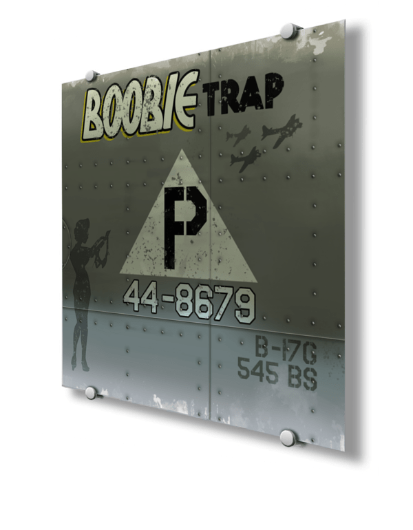 545 BS B-17G Boobie Trap Nose Art