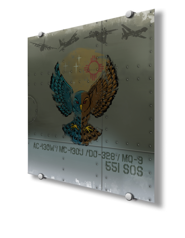 551 SOS Nose Art