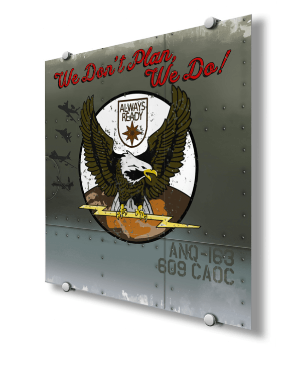 609 CAOC ANQ-163 We Don’t Plan We Do Metal Nose Art