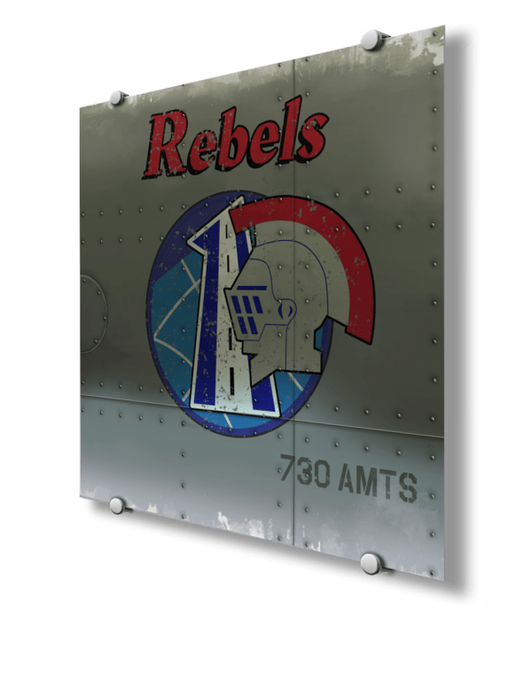 730 AMTS Rebels Nose Art