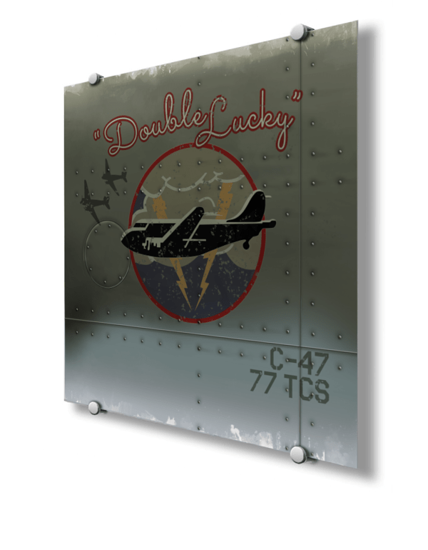 77th Troop Carrier Squadron “Double Lucky” Nose Art