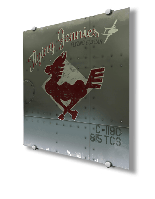 815th Troop Carrier Squadron Vintage Nose Art
