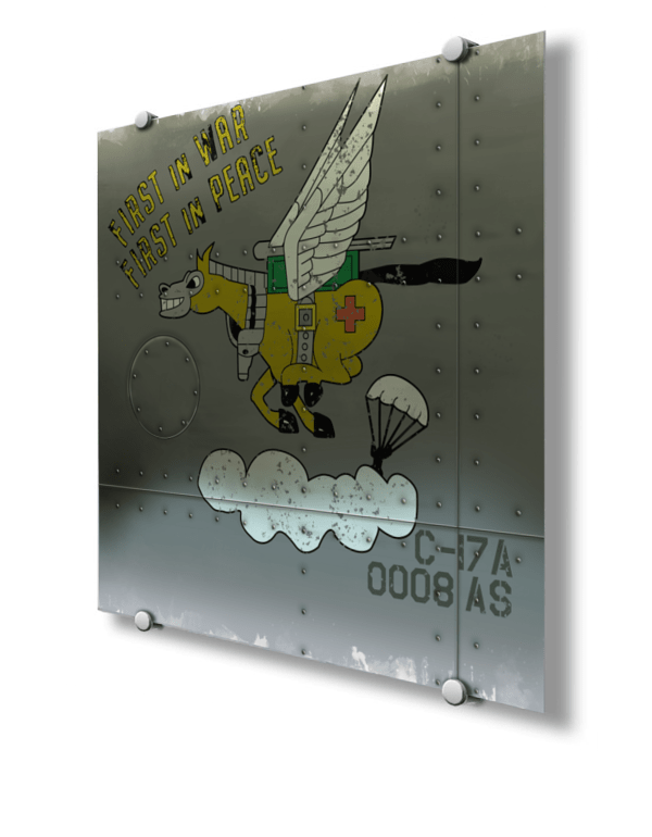 Booby Trap Vintage War Plane Nose Cone Art Metallic Metal/steel Wall Sign -   Canada