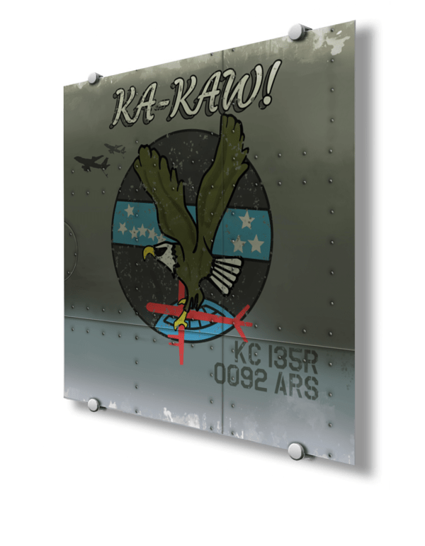 92 ARS KC135 Ka Kaw Metal Nose Art