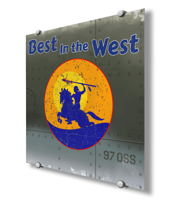 97OSS Best in the West Nose Art