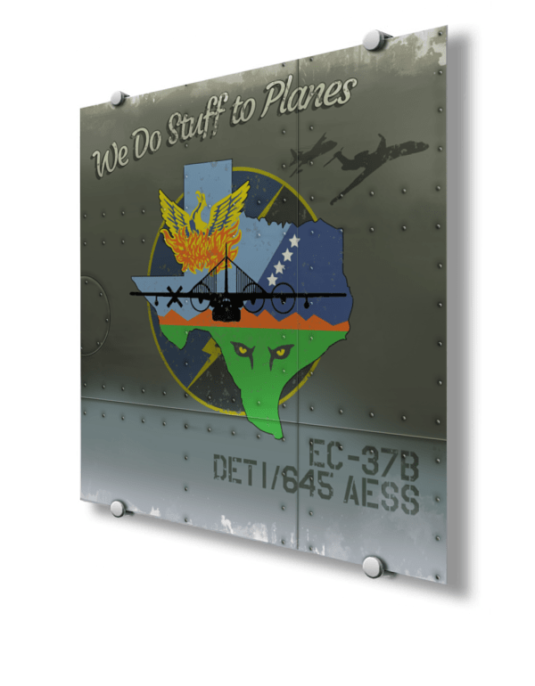 EC-37B Det 1 645 AESS Nose Art