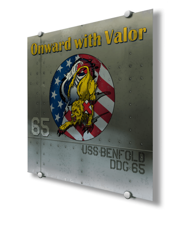 USS Benfold DDG 65 Bow Art