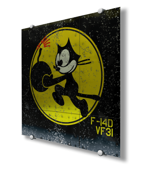 VF-31 Tomcatters F14D Metal Nose Art